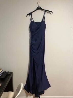 Navy blue prom dress